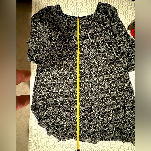 Anna Sui for Uniqlo Chiffon Mini Dress Sz M - Picture 9 of 9